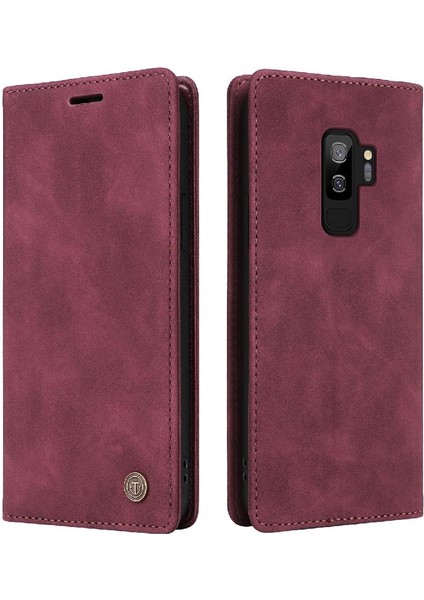 Samsung Galaxy S9 Artı Cüzdan Basit Iş Darbeye Dayanıklı Flip Case (Yurt Dışından)