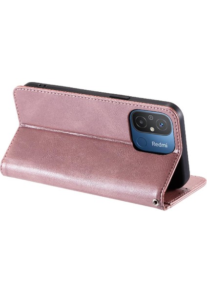 Xiaomi Redmi 12C 6 Kart Yuvaları Cüzdan Pu Deri Kickstand Için Flip Case (Yurt Dışından)
