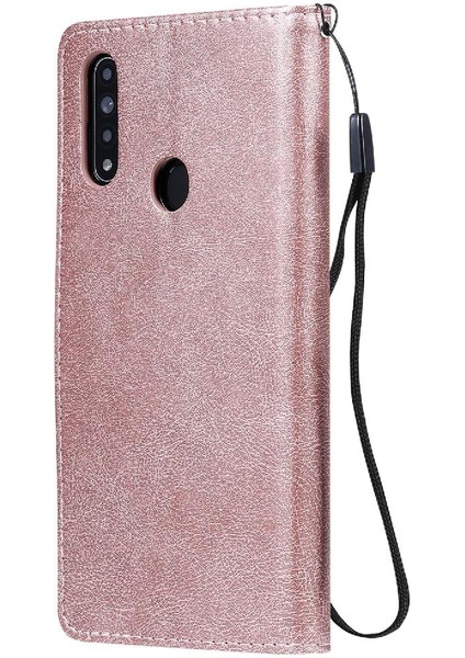 Oppo A8 Için Flip Case/oppo 2020 Kart Yuvası ile Yüksek Kaliteli Deri Cüzdan (Yurt Dışından)