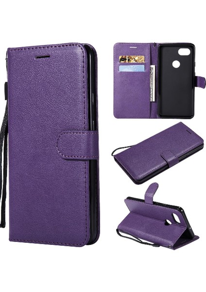 Kart Yuvası Klasik ile Google Piksel Xl2 Yüksek Kaliteli Deri Için Flip Case (Yurt Dışından)