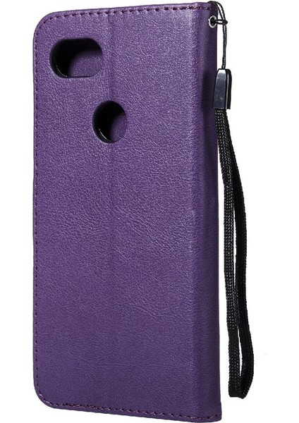 Kart Yuvası Klasik ile Google Piksel Xl2 Yüksek Kaliteli Deri Için Flip Case (Yurt Dışından)
