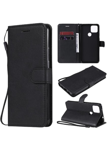 Kart Yuvası ile Google Piksel 5 Xl Iş Cüzdan Telefon Kılıfı Için Flip Case (Yurt Dışından)