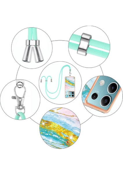 Xiaomi Redmi Için Not 13 5g Anti-Scratch Yumuşak Tampon Crossbody Kayış (Yurt Dışından) fırsatları