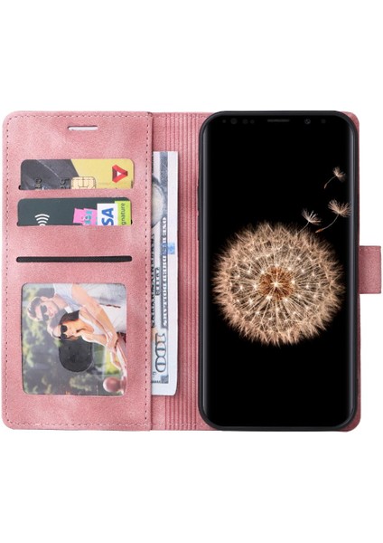 SZY Market Samsung Galaxy S9 Artı Cüzdan Deri Kılıf Için Flip Case Darbeye Çevir (Yurt Dışından)