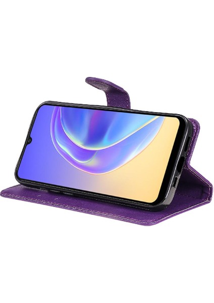 Vivo V21E 4G/Y73 2021 Iş Cüzdan Telefon Kılıfı Için Flip Case ile Yüksek (Yurt Dışından)