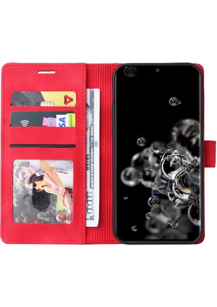 Samsung Galaxy S20 Ultra Cüzdan Basit Iş Flip Kapak Için Flip Case (Yurt Dışından) fırsatları