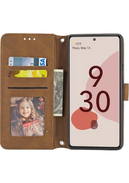 Google Piksel 6 Pro Kickstand Cüzdan Kılıf Darbeye Kapatma Için Flip Case (Yurt Dışından) fırsatları