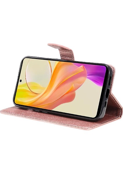 Vivo Y36 Için Flip Case 5G/Y78 5g Kart Yuvası ile Yüksek Kalite Deri Katı (Yurt Dışından)