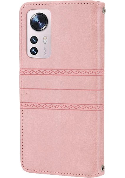 Xiaomi 12 Lite Için Flip Case Kickstand Cüzdan Kılıf Darbeye Koruyucu (Yurt Dışından)