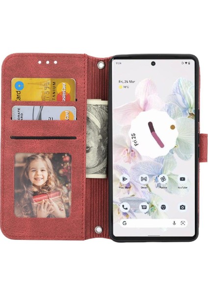 Google Piksel 8A Manyetik Kapatma Kickstand Pu Deri Kılıf Için Flip Case (Yurt Dışından) indirimleri