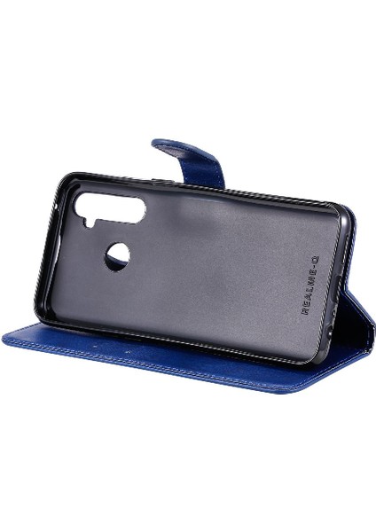 Kart Yuvası ile Realme 5 Pro Için Flip Case Iş Cüzdan Telefon Kılıfı Katı (Yurt Dışından) indirimleri