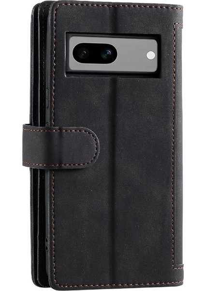 Google Piksel 8A Kordon Cüzdan Kickstand Pu Deri 9 Kart Için Flip Case (Yurt Dışından) indirimleri