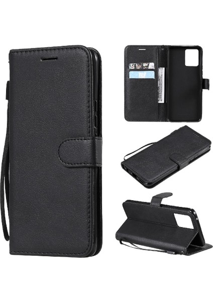 Realme 8 4g/8 Pro Iş Cüzdan Telefon Kılıfı Için Kart Yuvası ile Flip Case (Yurt Dışından)