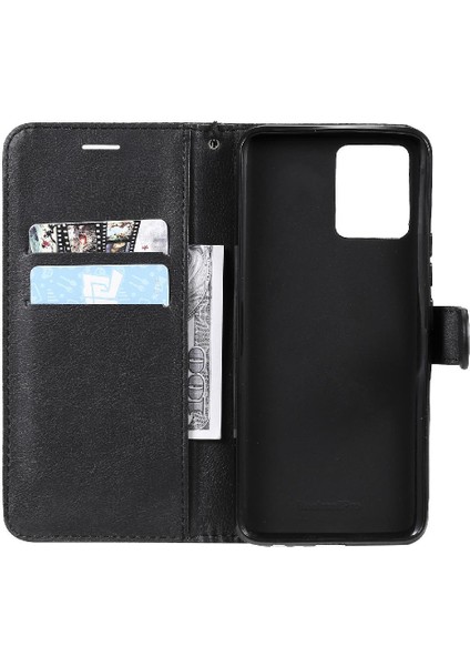 Realme 8 4g/8 Pro Iş Cüzdan Telefon Kılıfı Için Kart Yuvası ile Flip Case (Yurt Dışından)