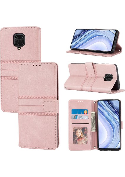 Xiaomi Redmi Not 10 Lite Için Flip Case Kickstand Cüzdan Kılıf Manyetik Pu (Yurt Dışından)