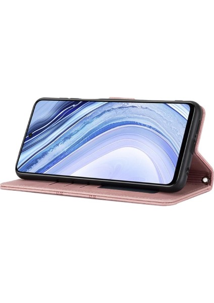 Xiaomi Redmi Not 10 Lite Için Flip Case Kickstand Cüzdan Kılıf Manyetik Pu (Yurt Dışından)