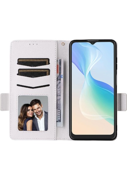 Blackview Oscal C30/C30 Pro Pu Deri Manyetik Yan Toka Kartı Için Kılıf (Yurt Dışından)