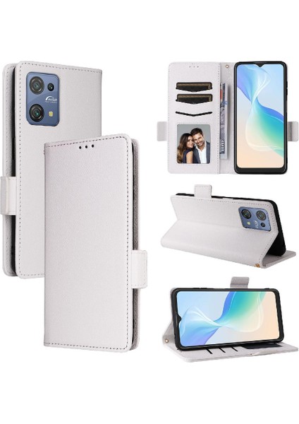 Blackview Oscal C30/C30 Pro Pu Deri Manyetik Yan Toka Kartı Için Kılıf (Yurt Dışından)