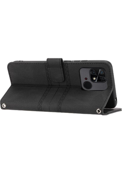 SZY Market Xiaomi Redmi 10C Kickstand Manyetik Kapatma Darbeye Vaka Için Flip Case (Yurt Dışından)