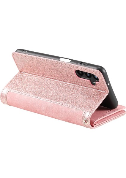 Samsung Galaxy A15 4g Için Flip Case/5g Kickstand Cüzdan Kordon 9 Kart Pu (Yurt Dışından)