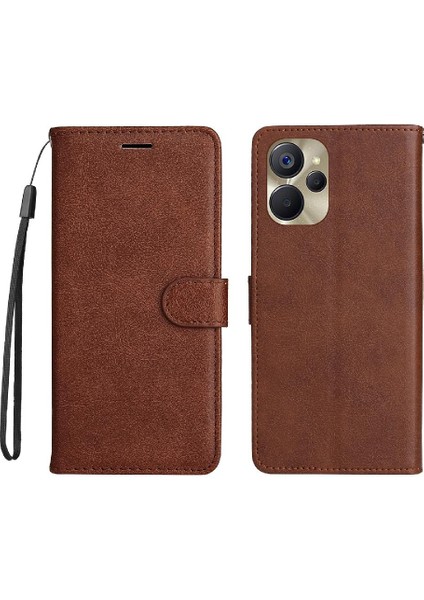 Realme 10 5g Iş Cüzdan Telefon Kılıfı Için Flip Case Yüksek Kalite Deri (Yurt Dışından)