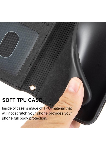 Xiaomi Redmi Not 12 Için Flip Case Pro Artı Cüzdan Kılıf Pu Deri (Yurt Dışından)