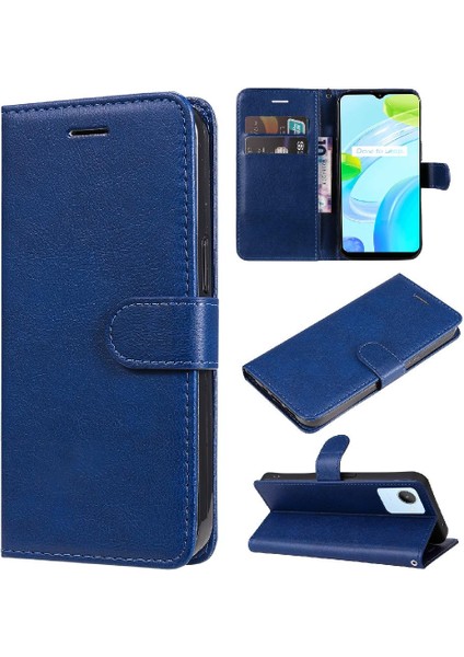 Realme C30 4g Yüksek Kaliteli Deri Iş Cüzdan Telefon Için Flip Case (Yurt Dışından) indirimleri