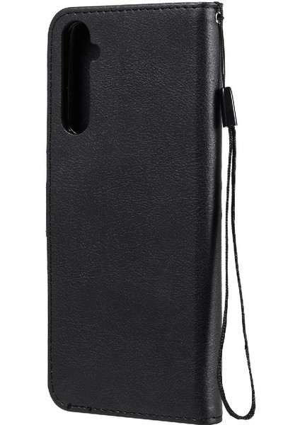 Kart Yuvası Klasik ile Realme 6 Iş Cüzdan Telefon Kılıfı Için Flip Case (Yurt Dışından) modelleri