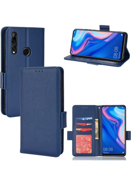 Huawei P Akıllı Z Pu Deri Kart Yuvaları Tutucu Yan Toka Cüzdan (Yurt Dışından)