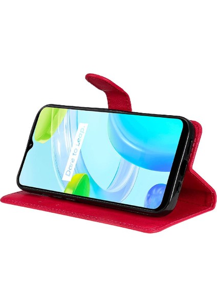 Realme C30 4g Yüksek Kaliteli Deri Iş Cüzdan Telefon Için Flip Case (Yurt Dışından) indirimleri