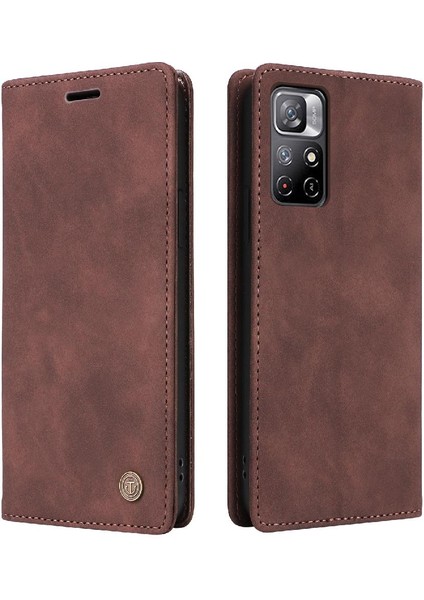 Xiaomi Redmi Not 11 Için Flip Case 5g Cüzdan Deri Kılıf Kapak Çevirin (Yurt Dışından)
