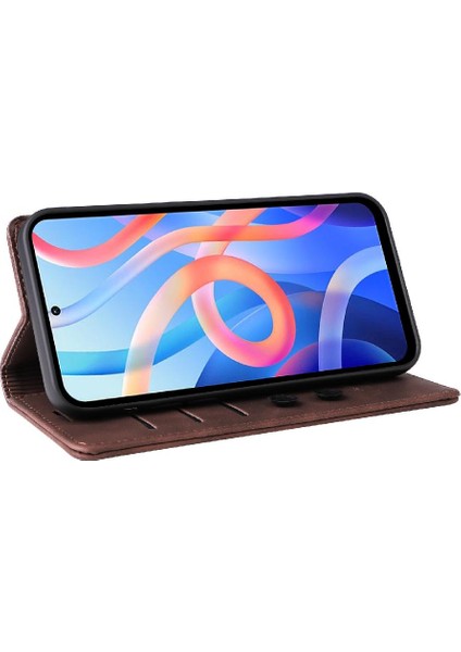 Xiaomi Redmi Not 11 Için Flip Case 5g Cüzdan Deri Kılıf Kapak Çevirin (Yurt Dışından)