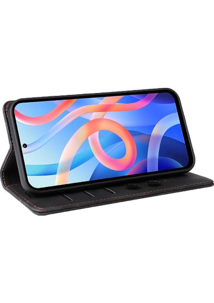 Xiaomi Redmi Not 11 Için Flip Case 5g Cüzdan Deri Kılıf Kapak Çevirin (Yurt Dışından)