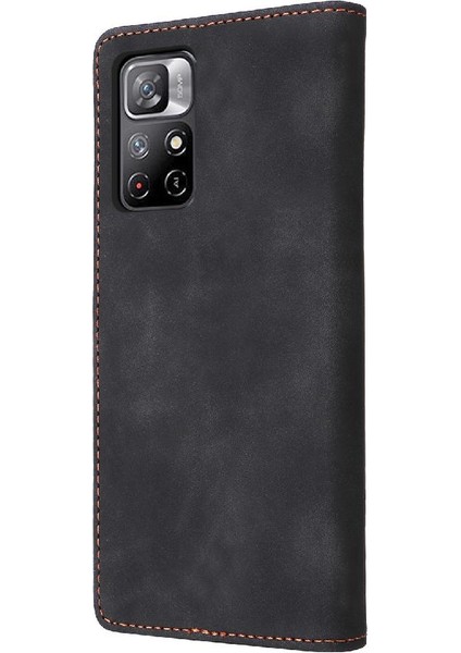 Xiaomi Redmi Not 11 Için Flip Case 5g Cüzdan Deri Kılıf Kapak Çevirin (Yurt Dışından)