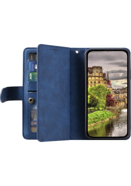 SZY Market Xiaomi Redmi Not Için Flip Case 13 Pro 5g Kordon Pu Deri Kickstand 9 (Yurt Dışından)