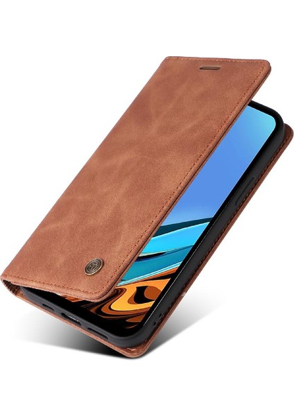 Xiaomi Redmi 9t Darbeye Basit Iş Deri Kılıf Için Flip Case (Yurt Dışından) fırsatları
