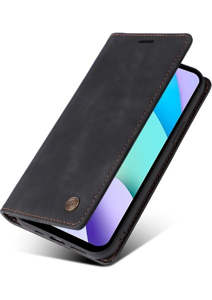 Xiaomi Redmi 10C Için Flip Case Basit Iş Darbeye Cüzdan Deri (Yurt Dışından)