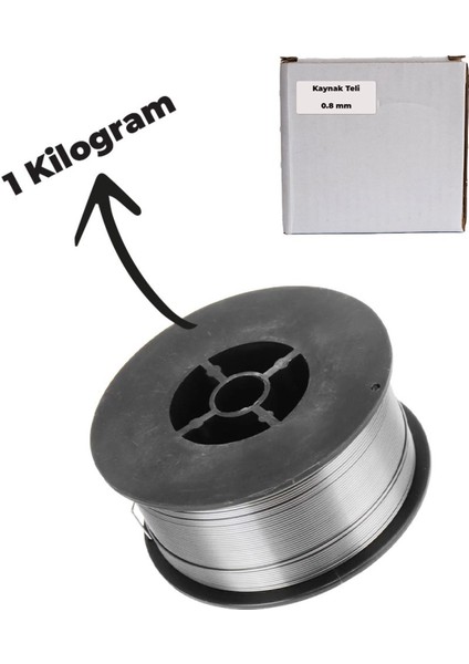 Gazsız Gazaltı Kaynak Teli 0.8 mm