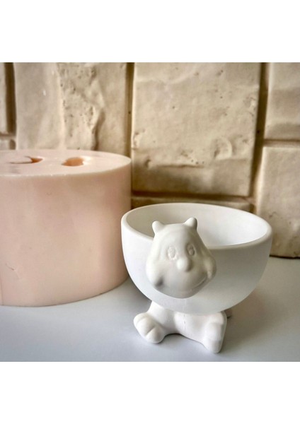 Uğur Böceği Saksı Silikon Kalıp