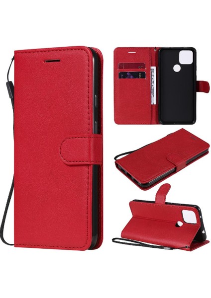 Kart Yuvası ile Google Piksel 5 Xl Iş Cüzdan Telefon Kılıfı Için Flip Case (Yurt Dışından)