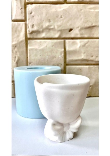 Fiyonk Motifli Saksı Silikon Kalıp