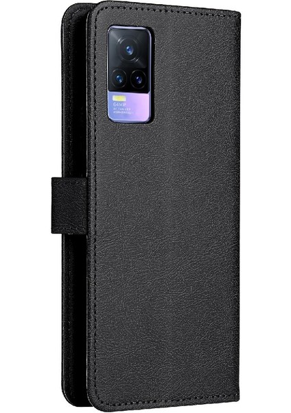 Vivo V21E 4G/Y73 2021 Iş Cüzdan Telefon Kılıfı Için Flip Case ile Yüksek (Yurt Dışından)