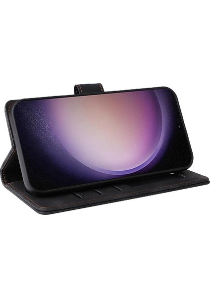 Samsung Galaxy S24 Için Flip Case Basit Iş Cüzdan Darbeye Çevir (Yurt Dışından) modelleri