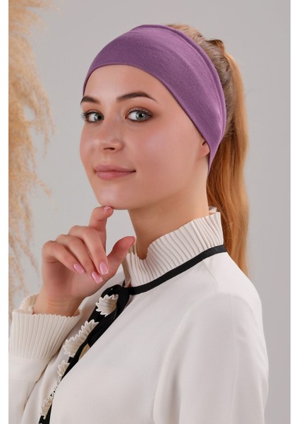Sihirli Yapışkanlı Kaymayan Bandana Spor Bone Mor fiyatları