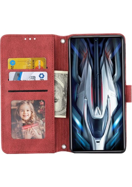 Xiaomi Poco F4 Gt Darbeye Koruyucu Cüzdan Kılıf Pu Için Flip Case (Yurt Dışından)