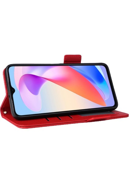 Onur Için Kılıf X6A 4g Pu Deri Kart Yuvaları Tutucu Yan Toka Manyetik (Yurt Dışından)