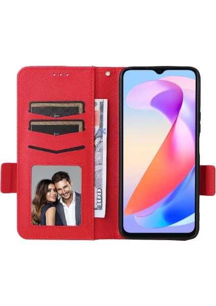 Onur Için Kılıf X6A 4g Pu Deri Kart Yuvaları Tutucu Yan Toka Manyetik (Yurt Dışından)