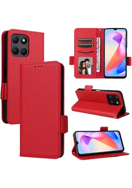 Onur Için Kılıf X6A 4g Pu Deri Kart Yuvaları Tutucu Yan Toka Manyetik (Yurt Dışından)