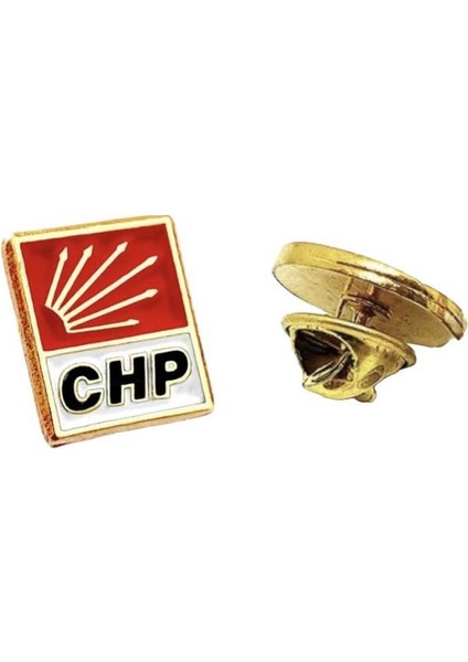 Chp ''cumhuriyet Halk Partisi'' Yaka Rozeti 12 Adet modelleri