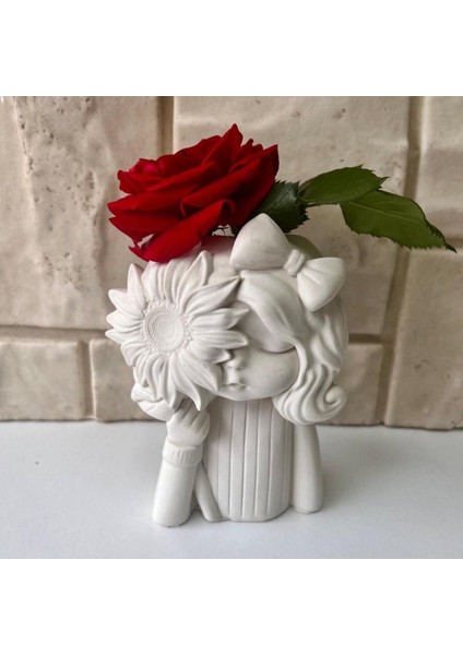 Papatyalı Kız Saksı Silikon Kalıp fiyatları